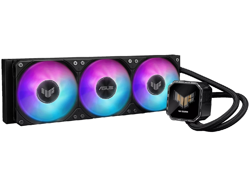 ASUS TUF GAMING LC III 360 ARGB LCD All-In-One CPU Liquid Cooler with LCD Display, Intel LGA 1851 - миниатюра 2