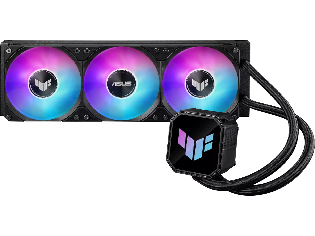 ASUS Liquid Cooler TUF GAMING LC III 360 ARGB, 360mm ra Radiator Socket Intel Lga 185117001200 AM5AM4 3X Tuf Gaming 120MM Argb Pwm Fans 120X120X25MM 6502600 Rpm 374DBA 9078CFM 3PHASE Six - миниатюра 2