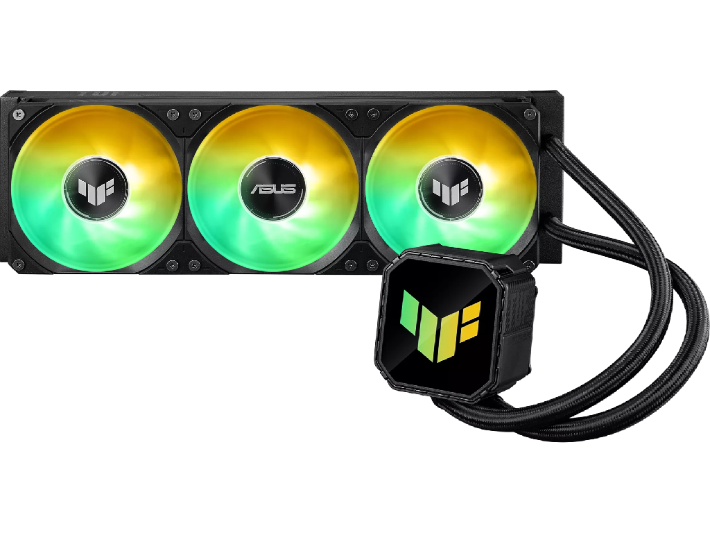 ASUS Liquid Cooler TUF GAMING LC III 360 ARGB, 360mm ra Radiator Socket Intel Lga 185117001200 AM5AM4 3X Tuf Gaming 120MM Argb Pwm Fans 120X120X25MM 6502600 Rpm 374DBA 9078CFM 3PHASE Six