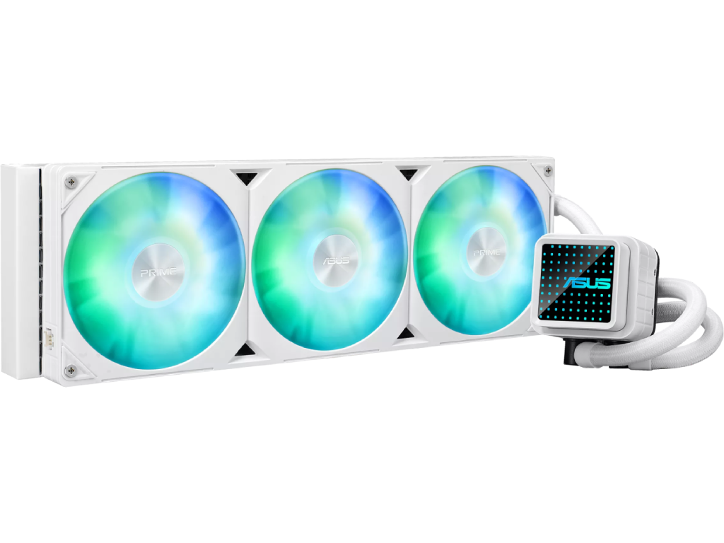 AIO Liquid Cooling Asus "PRIME LC 360 ARGB WHT&quo 34DBA 3X120MM Argb 6002200RPM 757CFM Dimensiune Ventilatoare 120 Mm Numarul De Ventilatoare Incluse 3 Efecte De Iluminare Tip Led Argb Viteza - миниатюра 2