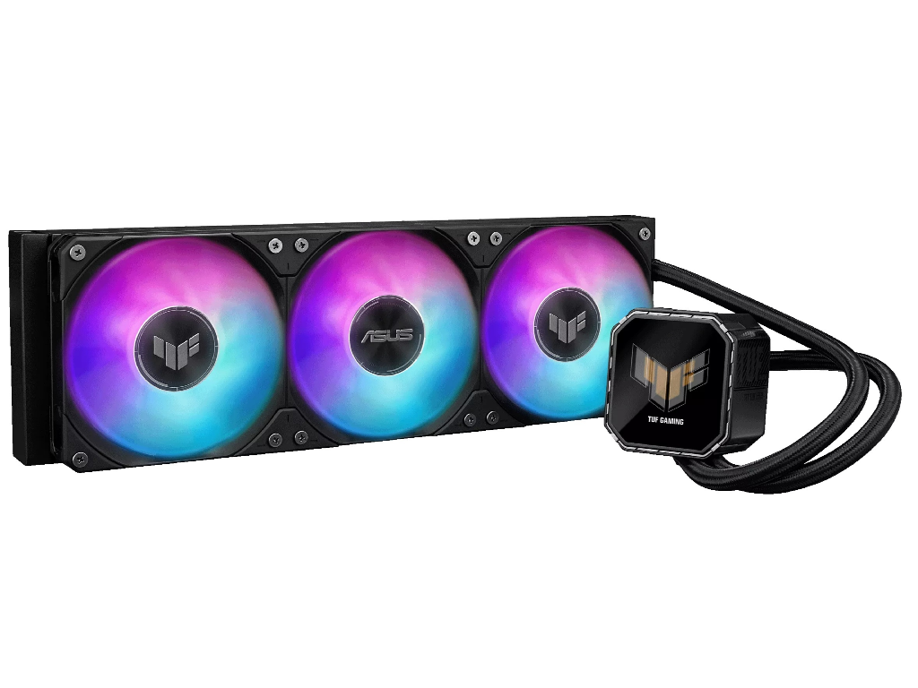 ASUS Liquid Cooler TUF GAMING LC III 240 ARGB, 240mm ra Radiator Socket Intel Lga 185117001200 AM5AM4 Preinstalled 2X Tuf Gaming 120MM Argb Pwm Fans 120X120X25MM 6502600 Rpm 374DBA 9078CFM - миниатюра 2