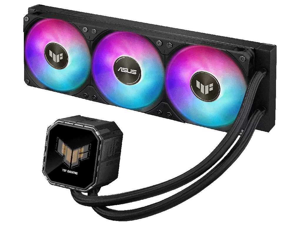 ASUS Liquid Cooler TUF GAMING LC III 240 ARGB, 240mm ra Radiator Socket Intel Lga 185117001200 AM5AM4 Preinstalled 2X Tuf Gaming 120MM Argb Pwm Fans 120X120X25MM 6502600 Rpm 374DBA 9078CFM - миниатюра 3