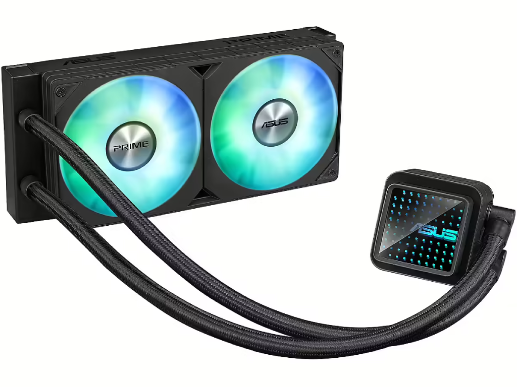 AIO Liquid Cooling Asus "PRIME LC 240 ARGB" ( 34dBA, 2x120mm, ARGB, 600-2200RPM, 75,7CFM) Dimensiune ventilatoare 120 mm Numarul de ventilatoare incluse 2 Efecte de iluminare / tip LED ARGB Viteza maxima a ventilatorului 2200 rpm Nivel zgomot 34 dBA - миниатюра 5