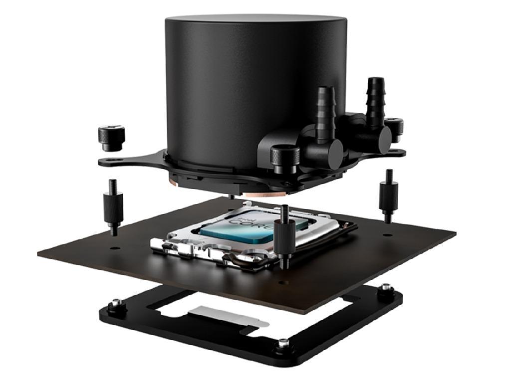 XILENCE Liquid Cooler (XC975) "LiQuRizer 240" Performance A+ Socket LGA 2066/2011/1200/1151/1150/1155/1156/1366 TR4/AM4/FM2+/FM2/FM1/AM3+/AM3/AM2+/AM2, up to 300W, 2x TF120 Red Fan 120x120x25mm, PWM fans 700-1800rpm, 18.0-32.2 dBA, 70CFM, pump 2100±10% rpm, 25dBA, 3 pin, LED lit Pump Head, Black - миниатюра 5