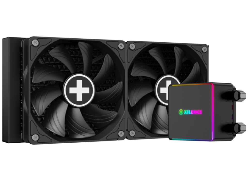 XILENCE Liquid Cooler (XC982) "LiQuRizer 240 PRO&q Performance A Socket 17002066201111511150115511561200 AM5AM4 Up To 300W 2X Fdb Black Wing Fans 120X120X25MM Pwm Fans 5001500RPM 220