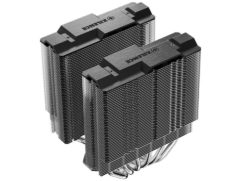 XILENCE Cooler ”CRYON” XC091 ”M806D.B” Gaming Series, S Socket Intel 1851 1200 115X 1700 AM4 AM5 Up To 260W Dualtower 2X 120MM Fdb Pwm Fans 2X 120H120H25MM Black Pwm Hydraulic Bearing Fans - миниатюра 5