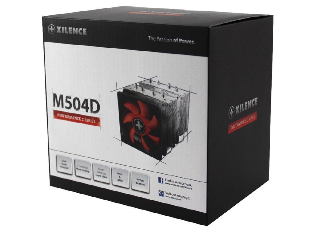 XILENCE Cooler XC044 ”M504D” Performance C Series, Inte Socket 20111150115111551156136620661200 AM4FM2AM3 Up To 180W 2 Fans 92 X 92 X 25MM Hydrobering Fan 6002200 Rpm 180218DBA 4 - миниатюра 3