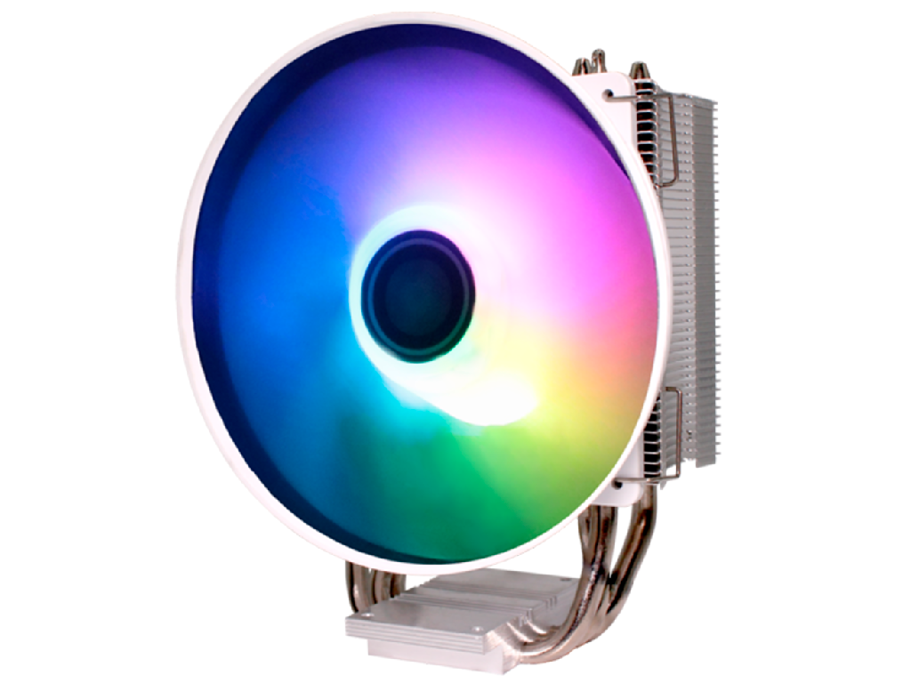 XILENCE Cooler XC229 "M403PRO.W.ARGB", Intel LGA2011 / 1200 / 1156 / 1155 / 1151 / 1150 AMD AM4 / AM3+ / AM3 / AM2+ / AM2 / FM2+ / FM2 / FM1, up to 150W, 120х120х25mm, Hydro-bearing fan, 500~1800rpm, 14.0~25.6dBA, 65.4CFM, 4pin, PWM, 3 heatpipes