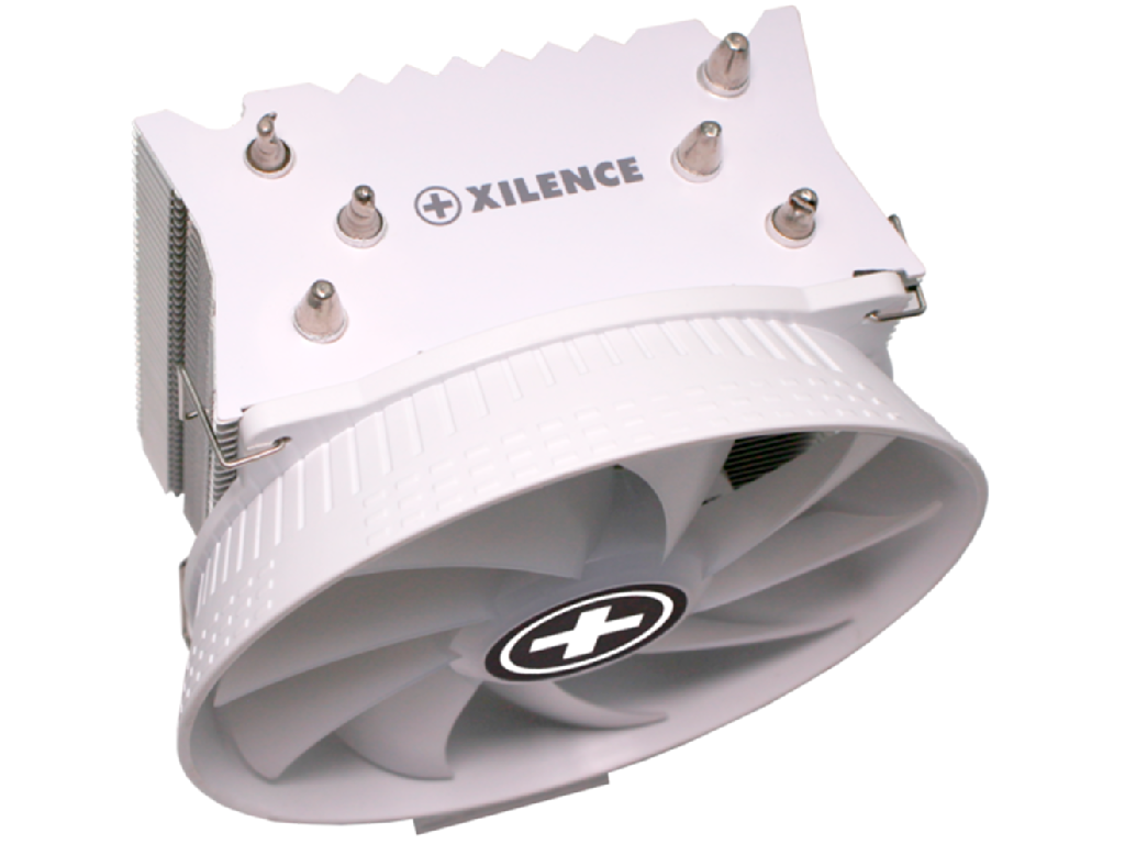 XILENCE Cooler XC229 "M403PRO.W.ARGB", Intel LGA2011 / 1200 / 1156 / 1155 / 1151 / 1150 AMD AM4 / AM3+ / AM3 / AM2+ / AM2 / FM2+ / FM2 / FM1, up to 150W, 120х120х25mm, Hydro-bearing fan, 500~1800rpm, 14.0~25.6dBA, 65.4CFM, 4pin, PWM, 3 heatpipes - миниатюра 4
