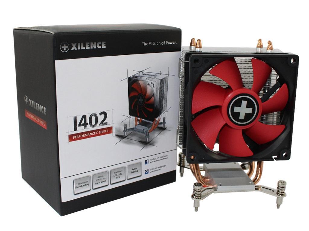 XILENCE Cooler XPCPU.I402 Performance C Series "I I402 Socket 115011511155 Up To 130W 92H92H25MM Hydrobering Fan 6002200RPM 140238DBA 654CFM 4PIN Pwm 2 Heatpipes - миниатюра 2