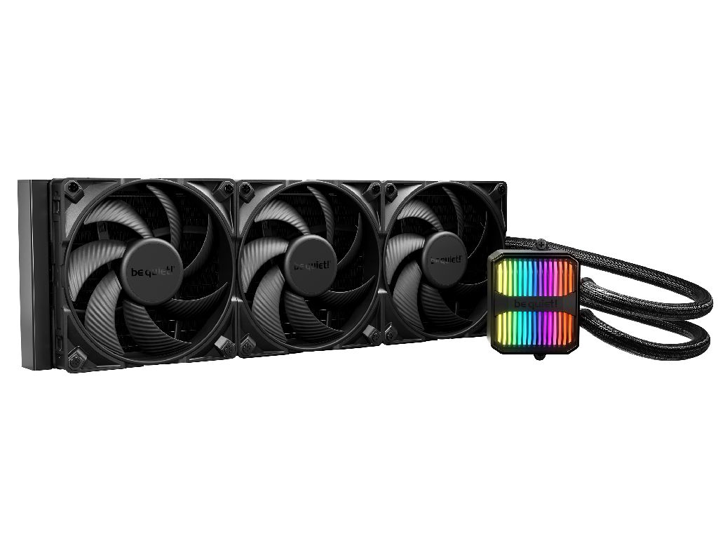 AIO Liquid Cooling be quiet! "Silent Loop 3 360mm& 198388DB 3X120MM Pwm 2500RPM 767 Cfm PUMP3500RPM Argb 1770G 1851 1700 1200 1150 1151 1155 AM5 AM4 TR5 TR4 Model Silen