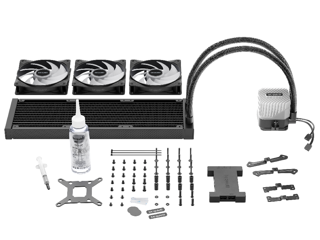 AIO Liquid Cooling be quiet! "Light Loop 360mm&quo 1724368DB 3X120MM Argb Fans Pwm 2100RPM Argb Block Argbpwmhub 1480G Intel 1700 1200 1150 1151 1155AMD AM5 AM4 General Dat - миниатюра 6