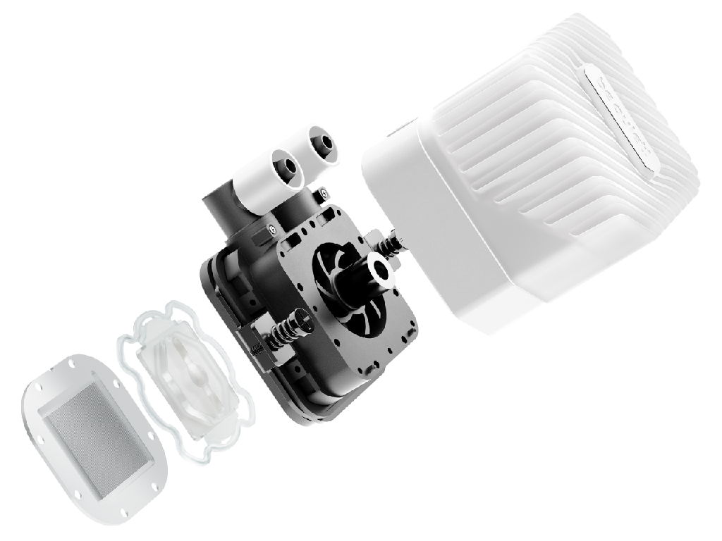 AIO Liquid Cooling be quiet! "Light Loop 240mm&quo White 154349DB 2X120MM Argb Fans Pwm 2100RPM Argb Block Argbpwmhub 1200G - миниатюра 2