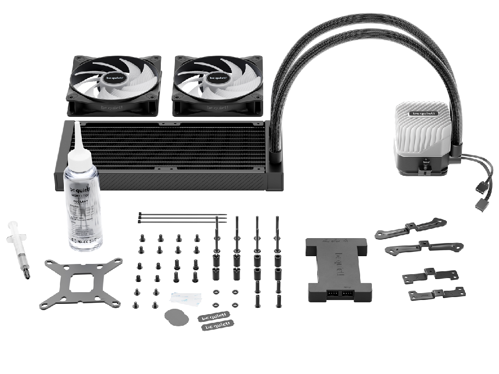 AIO Liquid Cooling be quiet! "Light Loop 240mm&quo 154349DB 2X120MM Argb Fans Pwm 2100RPM Argb Block Argbpwmhub 1200G Intel 1700 1200 1150 1151 1155 Amd AM5 AM4 General Data - миниатюра 6