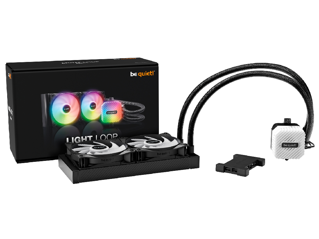 AIO Liquid Cooling be quiet! "Light Loop 240mm&quo 154349DB 2X120MM Argb Fans Pwm 2100RPM Argb Block Argbpwmhub 1200G Intel 1700 1200 1150 1151 1155 Amd AM5 AM4 General Data - миниатюра 5