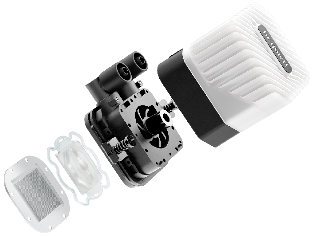 AIO Liquid Cooling be quiet! "Light Loop 240mm&quo 154349DB 2X120MM Argb Fans Pwm 2100RPM Argb Block Argbpwmhub 1200G Intel 1700 1200 1150 1151 1155 Amd AM5 AM4 General Data - миниатюра 2