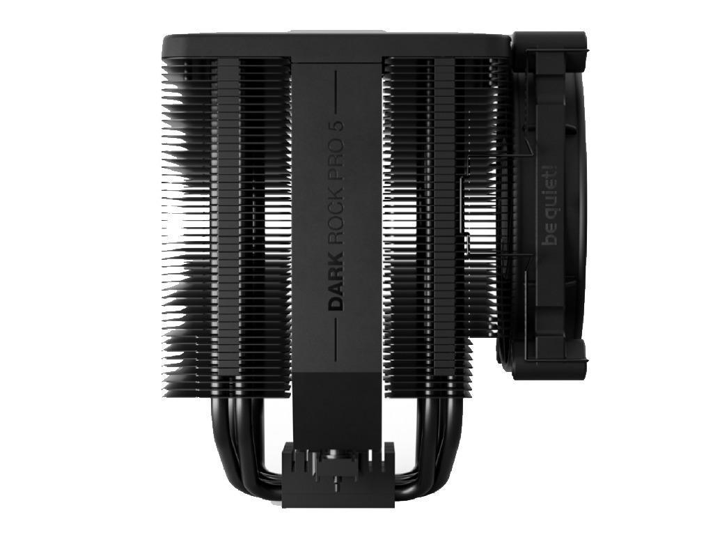 AC be quiet! "Dark Rock Pro 5" (8.9-23,3dBA, 1500/1700RPM, 2x135/120mm, PWM, 270W, 7x6mm, 1290g.) . PN BK036 Модель Dark Rock Pro 5 TDP (Ватт) 270 Варианты цвета Black Общие размеры без креплен - миниатюра 3