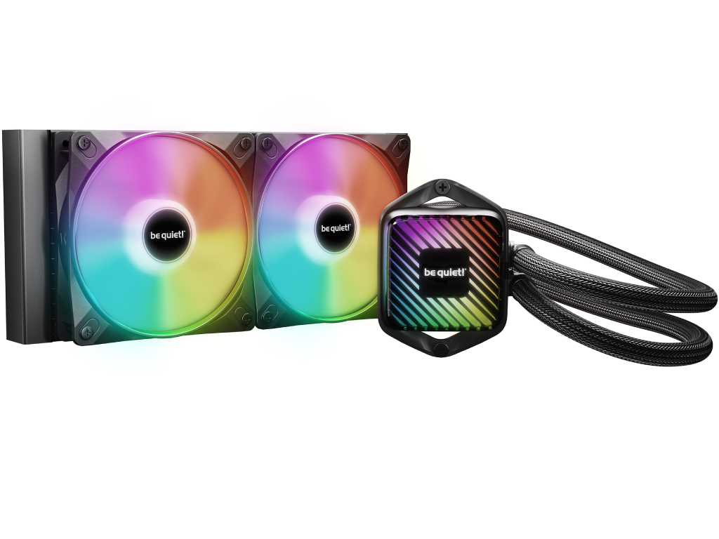 AIO Liquid Cooling be quiet! "Pure Loop 3 LX 240mm" (15.4-35.2dB, 2x120mm, PWM, 2100RPM, 61.8 CFM, Pump5500RPM, ARGB 1050g.) Dimensiune ventilatoare 120 mm Numarul de ventilatoare incluse Conector pentru ventilator 4 pini Viteza maxima a ventilatorului rpm Nivel zgomot dBA - миниатюра 2