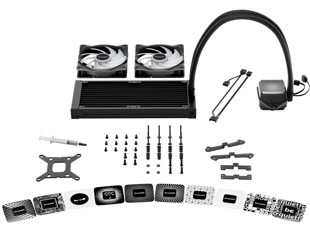 AIO Liquid Cooling be quiet! "Pure Loop 3 LX 240mm" (15.4-35.2dB, 2x120mm, PWM, 2100RPM, 61.8 CFM, Pump5500RPM, ARGB 1050g.) Dimensiune ventilatoare 120 mm Numarul de ventilatoare incluse Conector pentru ventilator 4 pini Viteza maxima a ventilatorului rpm Nivel zgomot dBA - миниатюра 4
