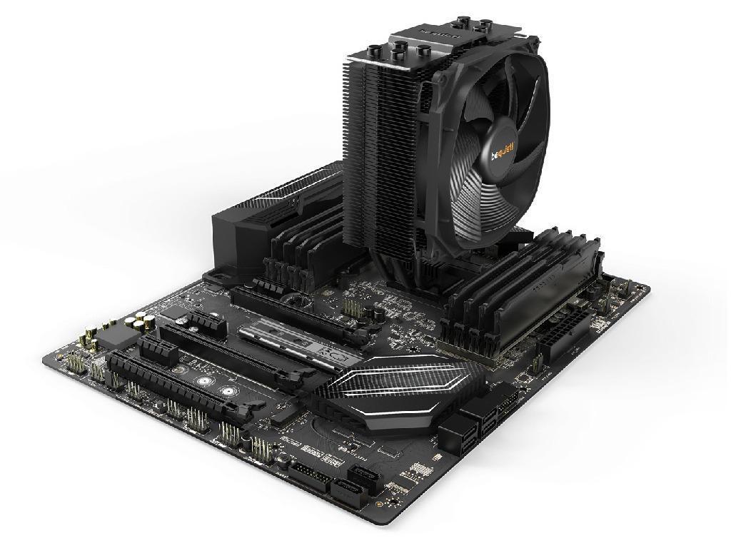 Ac Be Quiet Dark Rock Slim 11236DBA 1500RPM 120MM Pwm 180W 46MM Heatpipes 620G Dark Rock Slim Obespecivaet Ocen Vysokuu Proizvoditelnost Ohlazdenia Do 180 Vt Tdp I Prakticesk - миниатюра 4