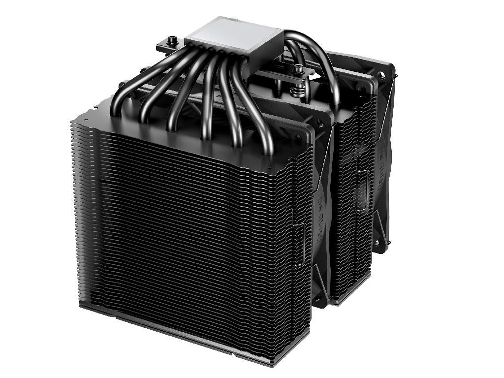 Ac Be Quiet Pure Rock Pro 3 Black 14348DBA 2000RPM 596 Cfm 2X120MM Pwm 250W 6X6MM 1070G 1851 1700 1200 1150 1151 1155 AM5 AM4 Model Pure Rock Pro 3 Black Tdp W 250 Colo - миниатюра 3