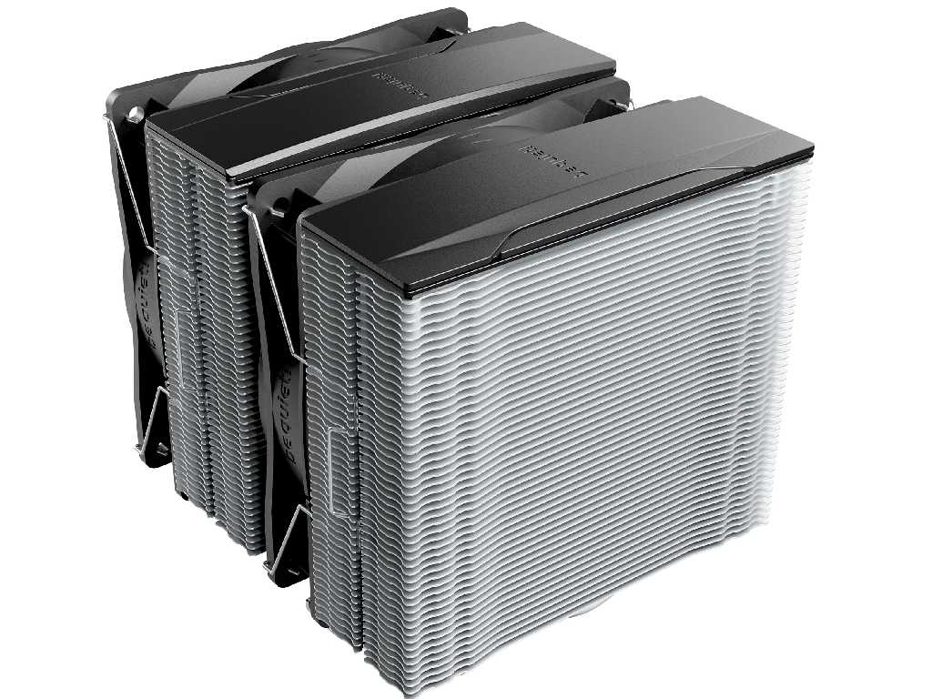 Ac Be Quiet Pure Rock Pro 3 14348DBA 2000RPM 596 Cfm 2X120MM Pwm 250W 6X6MM 1070G 1851 1700 1200 1150 1151 1155 AM5 AM4 Model Pure Rock Pro 3 Tdp W 250 Color Option Sil - миниатюра 2