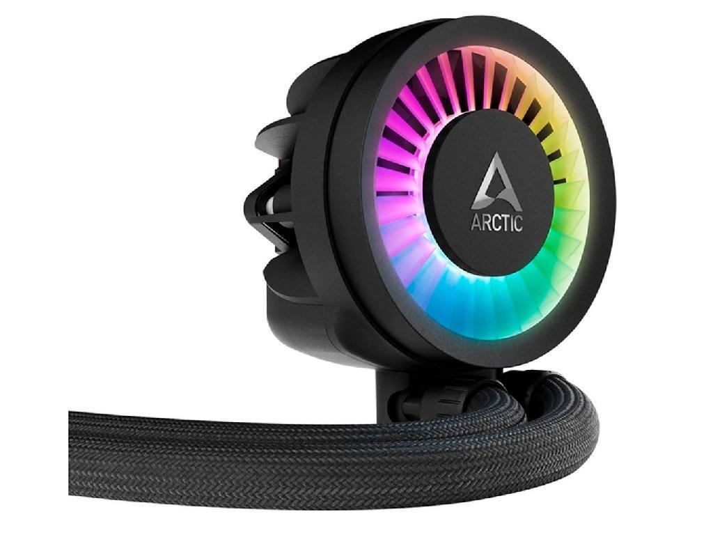 Arctic Liquid Freezer III 420 A-RGB Multi Compatible All-In-One CPU Water Cooler, Intel 1851/1700/1200,115X,2011 AMD AM5/AM4, VRM Fan A-RGB 400–2500rpm, Pump 800–2800rpm, 3x140mm A-RGB Fan 200–1900rpm, Airflow 69.90 cfm/117.06 m3/h, FDB, ACFRE00145A - миниатюра 2