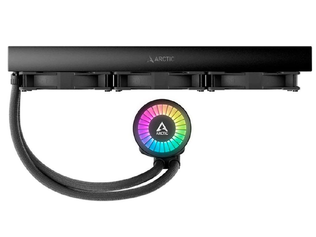 Arctic Liquid Freezer III 420 A-RGB Multi Compatible All-In-One CPU Water Cooler, Intel 1851/1700/1200,115X,2011 AMD AM5/AM4, VRM Fan A-RGB 400–2500rpm, Pump 800–2800rpm, 3x140mm A-RGB Fan 200–1900rpm, Airflow 69.90 cfm/117.06 m3/h, FDB, ACFRE00145A - миниатюра 3