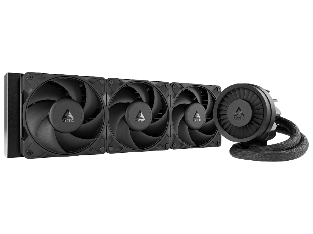Arctic Liquid Freezer III Pro 360 Multi Compatible All-In-One CPU Water Cooler, Intel 1851/1700 AMD AM5/AM4, VRM Fan 400–2500rpm, Pump 800–2800rpm, 3x120mm P12 Pro Fan 600–3000rpm, Airflow 77 cfm/131 m3/h, FDB, ACFRE00180A