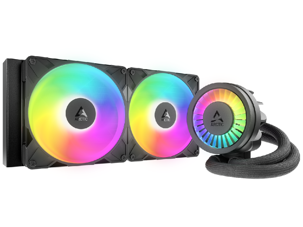 Arctic Liquid Freezer III Pro 280 A-RGB Multi Compatible All-In-One CPU Water Cooler, Intel 1851/1700 AMD AM5/AM4, VRM Fan A-RGB 400–2500rpm, Pump 800–2800rpm, 2x140mm P14 Pro A-RGB Fan 400–2500rpm, Airflow 110 cfm/186 m3/h, FDB, ACFRE00183A