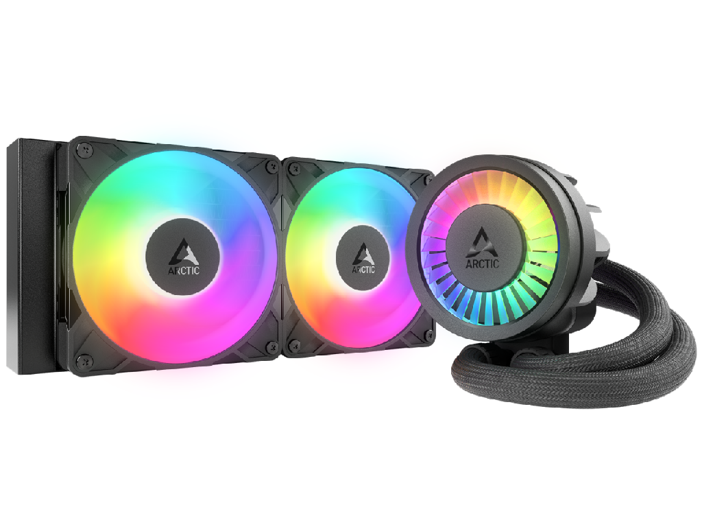 Arctic Liquid Freezer III Pro 240 A-RGB Multi Compatible All-In-One CPU Water Cooler, Intel 1851/1700 AMD AM5/AM4, VRM Fan A-RGB 400–2500rpm, Pump 800–2800rpm, 2x120mm P12 Pro A-RGB Fan 600–3000rpm, Airflow 77 cfm/131 m3/h, FDB, ACFRE00182A