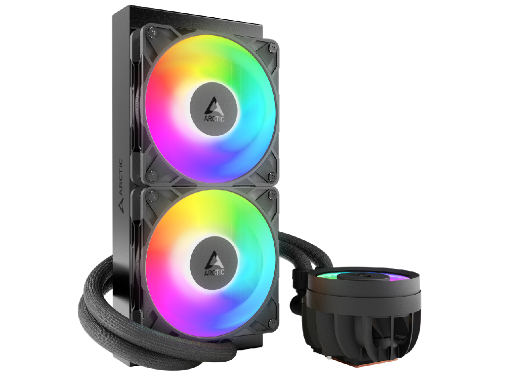Arctic Liquid Freezer III Pro 240 A-RGB Multi Compatible All-In-One CPU Water Cooler, Intel 1851/1700 AMD AM5/AM4, VRM Fan A-RGB 400–2500rpm, Pump 800–2800rpm, 2x120mm P12 Pro A-RGB Fan 600–3000rpm, Airflow 77 cfm/131 m3/h, FDB, ACFRE00182A - миниатюра 2