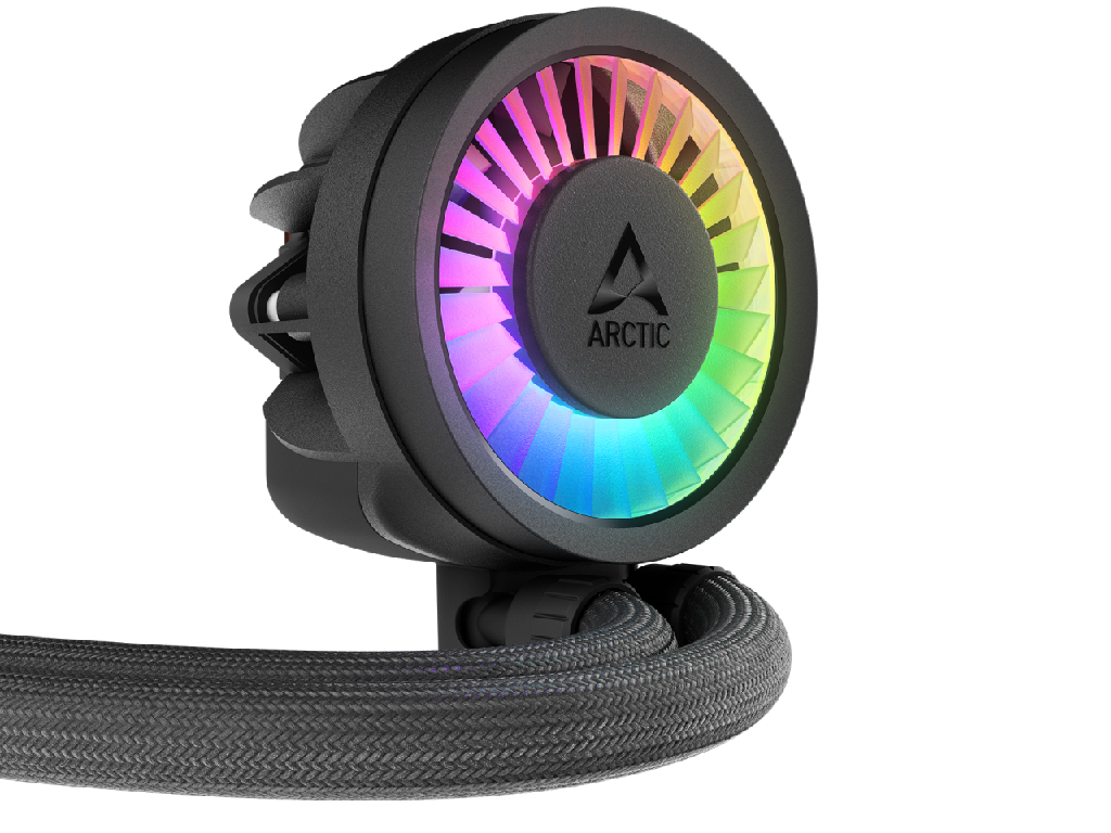 Arctic Liquid Freezer III Pro 240 A-RGB Multi Compatible All-In-One CPU Water Cooler, Intel 1851/1700 AMD AM5/AM4, VRM Fan A-RGB 400–2500rpm, Pump 800–2800rpm, 2x120mm P12 Pro A-RGB Fan 600–3000rpm, Airflow 77 cfm/131 m3/h, FDB, ACFRE00182A - миниатюра 4
