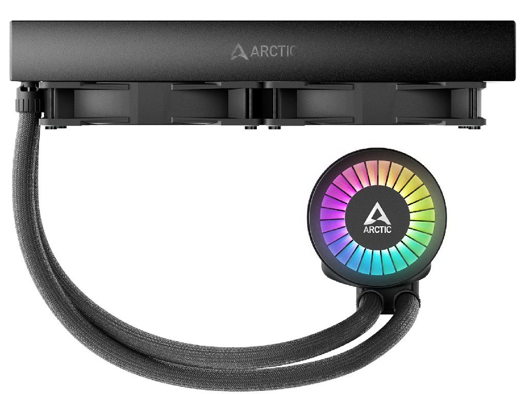 Arctic Liquid Freezer III 280 A-RGB Multi Compatible All-In-One CPU Water Cooler, Intel 1851/1700/1200/115X AMD AM5, AM4, VRM Fan A-RGB 400–2500rpm, Pump 800–2800rpm, 2x140mm A-RGB Fan 200–1900rpm, Airflow 69.90 cfm/117.06 m3/h, FDB, ACFRE00143A - миниатюра 3