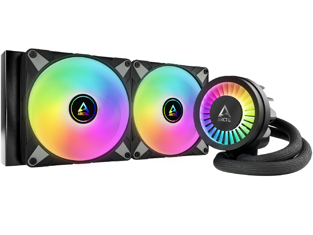 Arctic Liquid Freezer III 280 A-RGB Multi Compatible All-In-One CPU Water Cooler, Intel 1851/1700/1200/115X AMD AM5, AM4, VRM Fan A-RGB 400–2500rpm, Pump 800–2800rpm, 2x140mm A-RGB Fan 200–1900rpm, Airflow 69.90 cfm/117.06 m3/h, FDB, ACFRE00143A