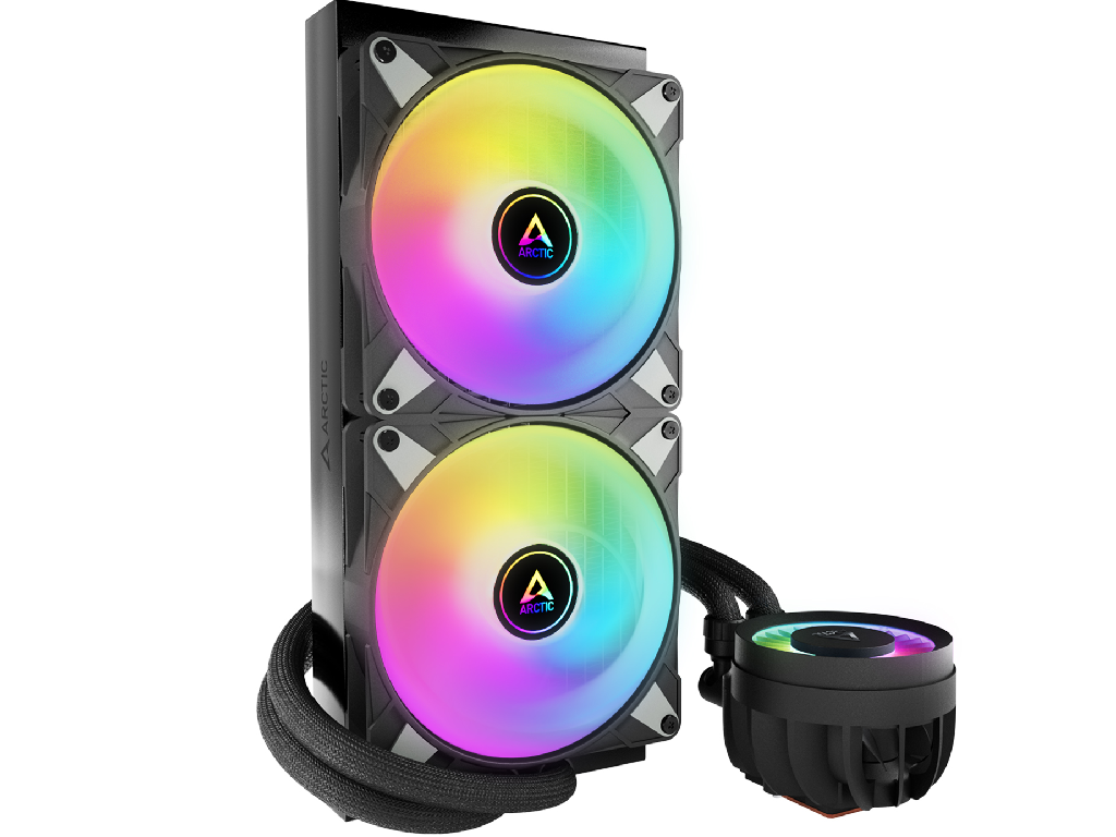 Arctic Liquid Freezer III 280 A-RGB Multi Compatible All-In-One CPU Water Cooler, Intel 1851/1700/1200/115X AMD AM5, AM4, VRM Fan A-RGB 400–2500rpm, Pump 800–2800rpm, 2x140mm A-RGB Fan 200–1900rpm, Airflow 69.90 cfm/117.06 m3/h, FDB, ACFRE00143A - миниатюра 2
