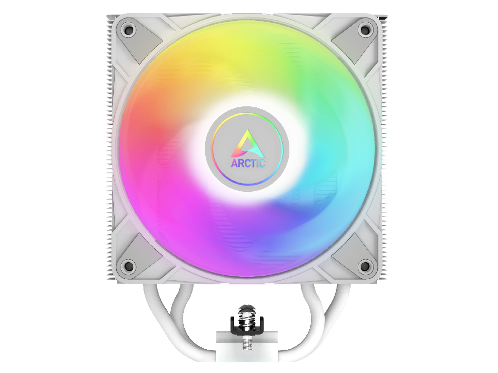Cooler Arctic Freezer 36 A-RGB (White) for AMD Intel, Intel LGA1851/LGA1700, AMD AM4/AM5, 2 x FAN P12 PWM PST A-RGB 120mm, 200-2000rpm PWM, Fluid Dynamic Bearing, ACFRE00125A