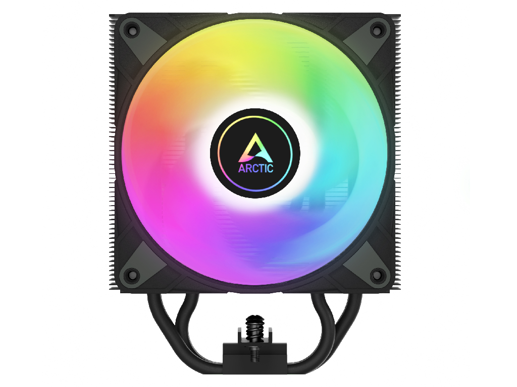 Cooler Arctic Freezer 36 A-RGB (Black) for AMD Intel, Intel LGA1851/LGA1700, AMD AM4/AM5, 2 x FAN P12 PWM PST A-RGB 120mm, 200-2000rpm PWM, Fluid Dynamic Bearing, ACFRE00124A