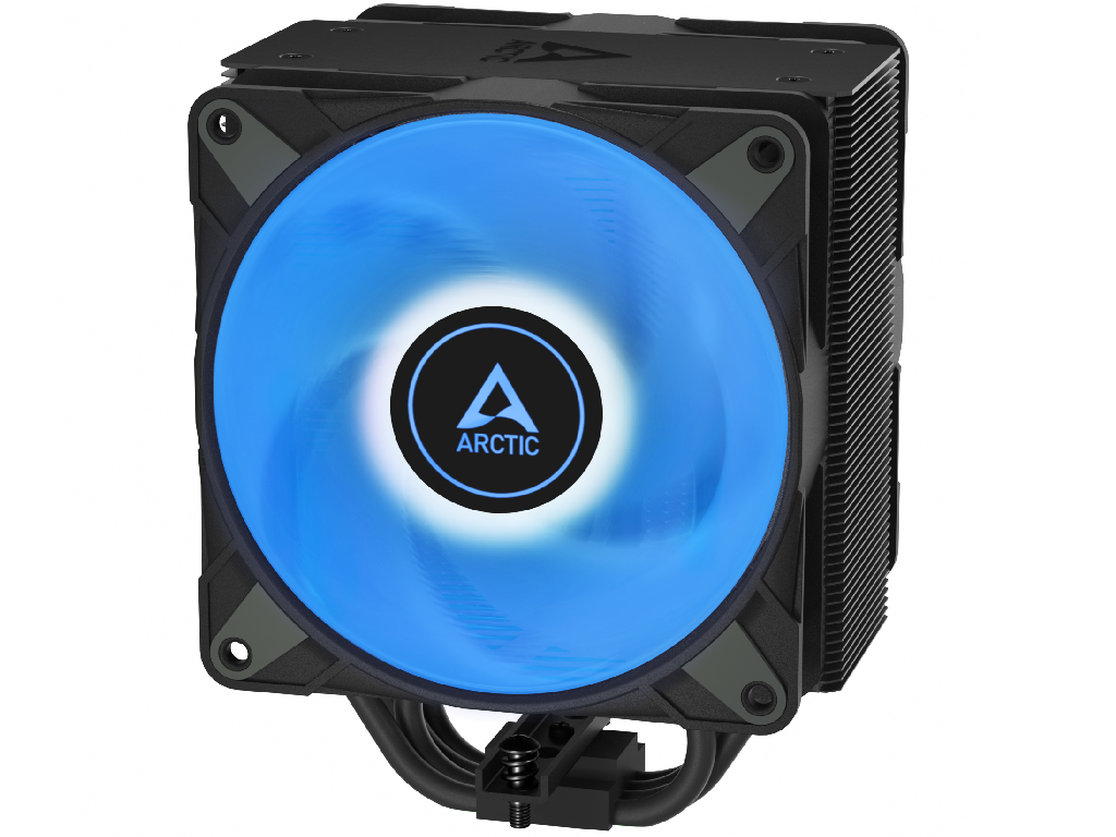 Cooler Arctic Freezer 36 A-RGB (Black) for AMD Intel, Intel LGA1851/LGA1700, AMD AM4/AM5, 2 x FAN P12 PWM PST A-RGB 120mm, 200-2000rpm PWM, Fluid Dynamic Bearing, ACFRE00124A - миниатюра 2