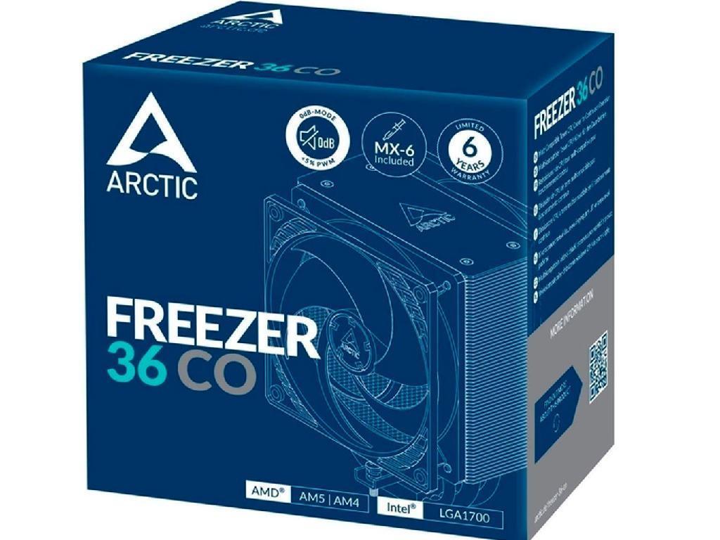 Cooler Arctic Freezer 36 CO for AMD Intel, Intel LGA185 LGA1851LGA1700 Amd AM4AM5 2 X Fan P12 Pwm Pst Co 120MM 2001800RPM Pwm Dual Ball Bearing ACFRE00122A - миниатюра 5