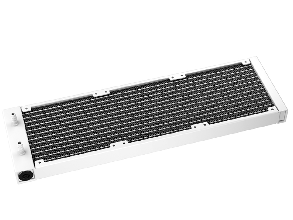 DEEPCOOL Liquid Cooler ”LP360 WH”, 360mm radiator, Anti-Leak Technology, LGA1851/1700/1200/115x AM5/AM4, up to 300W, 3x 120mm ARGB FD12 fans 600~2400rpm, 38.71dBA, 72.04CFM, 4-pin PWM, Hydro Bearing, 5 PRO Pump 3400rpm, 3-phase, 6-slot, 4-pole motor, Dot-matrix Screen, White - миниатюра 2