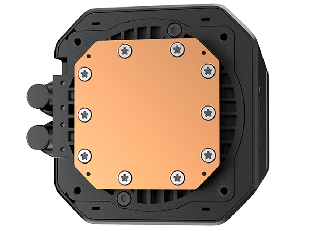 DEEPCOOL Liquid Cooler ”LM360”, 360mm radiator, Anti-Leak Technology, Socket LGA1851/1700/1200/115x AM5/AM4, up to 300W, 3x120mm FL12 SE ARGB PWM fans, 2.4” IPS Screen, Fans 400~2400rpm, 36.07dBA, 66.23CFM, 4pin PWM, Pump 2500~3400rpm, 19.0 dBA, 4pin PWM, Fluid Dynamic Bearing, Black - миниатюра 3