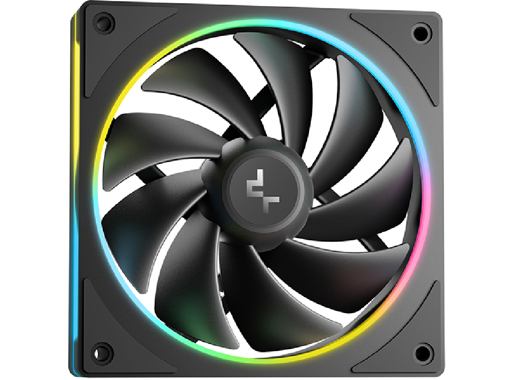 DEEPCOOL Liquid Cooler ”LM360”, 360mm radiator, Anti-Leak Technology, Socket LGA1851/1700/1200/115x AM5/AM4, up to 300W, 3x120mm FL12 SE ARGB PWM fans, 2.4” IPS Screen, Fans 400~2400rpm, 36.07dBA, 66.23CFM, 4pin PWM, Pump 2500~3400rpm, 19.0 dBA, 4pin PWM, Fluid Dynamic Bearing, Black - миниатюра 4