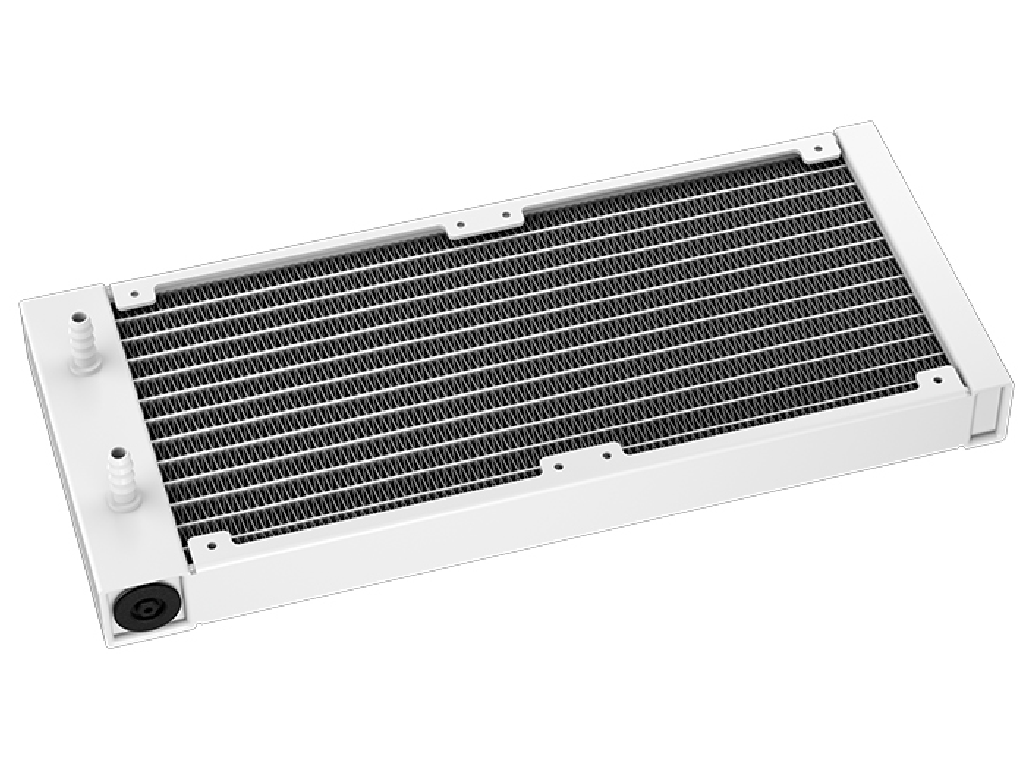 DEEPCOOL Liquid Cooler ”LP240 WH”, 240mm radiator, Anti-Leak Technology, LGA1851/1700/1200/115x AM5/AM4, up to 280W, 2x 120mm ARGB FD12 fans 600~2400rpm, 38.71dBA, 72.04CFM, 4-pin PWM, Hydro Bearing, 5 PRO Pump 3400rpm, 3-phase, 6-slot, 4-pole motor, Dot-matrix Screen, White - миниатюра 2