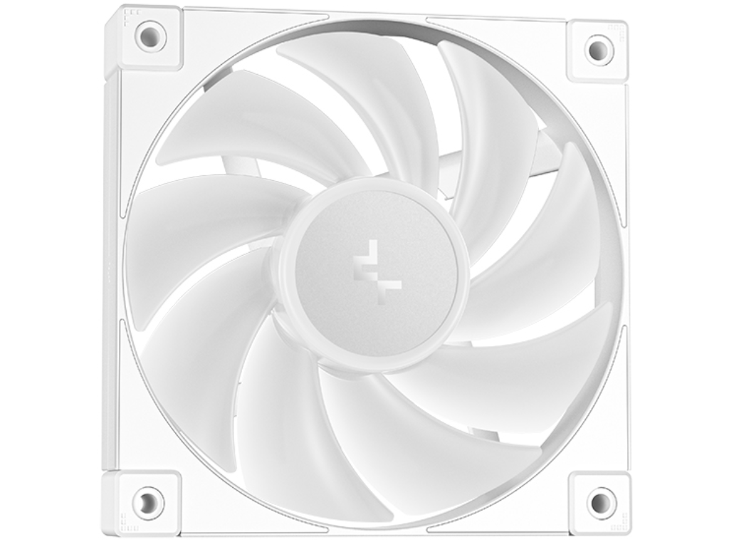 DEEPCOOL Liquid Cooler ”LD240 WH”, 240mm radiator, Anti-Leak Technology, LGA1851/1700/1200/115x AM5/AM4, up to 280W, 2x 120mm ARGB FD12 fans 600~2400rpm, 38.71dBA, 72.04CFM, 4-pin PWM, Hydro Bearing, 5 PRO Pump 3400rpm, 3-phase, 6-slot, 4-pole motor, Real-time CPU Status Screen, White - миниатюра 4