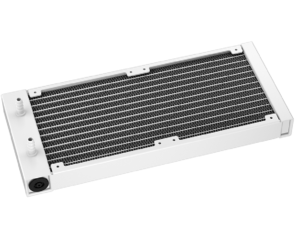 DEEPCOOL Liquid Cooler ”LD240 WH”, 240mm radiator, Anti-Leak Technology, LGA1851/1700/1200/115x AM5/AM4, up to 280W, 2x 120mm ARGB FD12 fans 600~2400rpm, 38.71dBA, 72.04CFM, 4-pin PWM, Hydro Bearing, 5 PRO Pump 3400rpm, 3-phase, 6-slot, 4-pole motor, Real-time CPU Status Screen, White - миниатюра 2