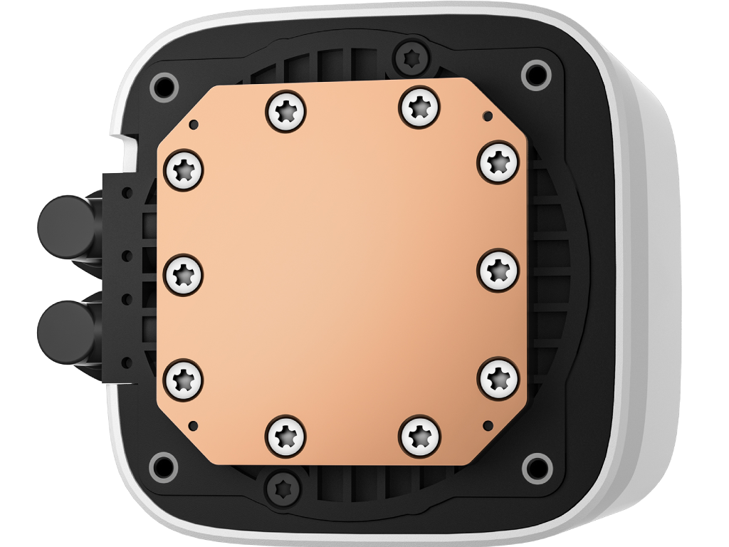 AIO Liquid Cooling Deepcool "LE360 PRO WH" ( 36.07dBA, 400-2400RPM, 66.23CFM, 3x120mm, 2500-3400RPM, ARGB, 1817g.) White Dimensiune ventilatoare 120 mm Numarul de ventilatoare incluse 3 Conector pentru ventilator 3 pini, 4 pini Efecte de iluminare / tip LED ARGB Viteza maxima a ventilatorului 2400 rpm Nivel zgomot 36 dBA - миниатюра 2