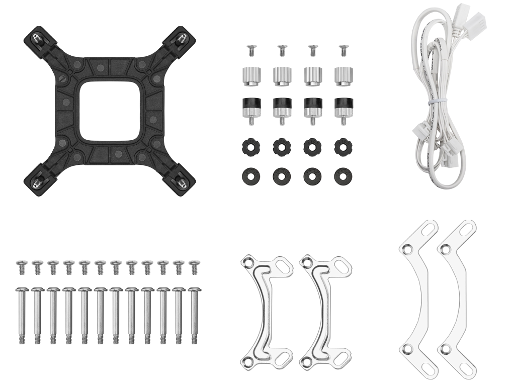 AIO Liquid Cooling Deepcool "LE360 PRO WH" ( 36.07dBA, 400-2400RPM, 66.23CFM, 3x120mm, 2500-3400RPM, ARGB, 1817g.) White Dimensiune ventilatoare 120 mm Numarul de ventilatoare incluse 3 Conector pentru ventilator 3 pini, 4 pini Efecte de iluminare / tip LED ARGB Viteza maxima a ventilatorului 2400 rpm Nivel zgomot 36 dBA - миниатюра 5