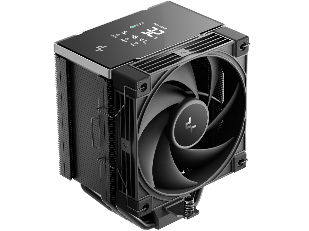 AC Deepcool "AK700 DIGITAL NYX" (%3F21.0/28.8/36.0 dB, 2700RPM, 77.23 CFM, 120mm, 7x6mm, Display 29x39mm, 1252g.)