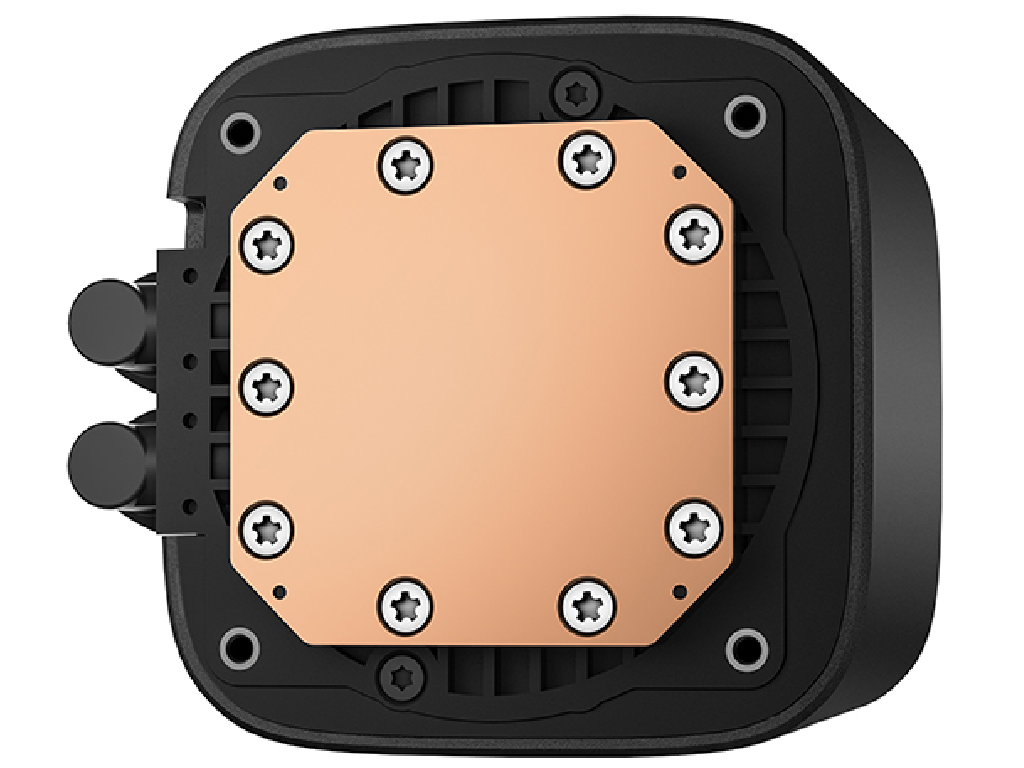 DEEPCOOL Liquid Cooler ”LE360 V2”, 360mm radiator, Anti-Leak Technology, LGA1851/1700/1200/115x AM5/AM4, up to 280W, 3x120mm Hydro Bearing ARGB PWM fans, Frosted ARGB pump head, Fans 500~2100rpm, 31.6dBA, 75.89CFM, 4pin PWM, Pump 2500~3400rpm, 4-pin PWM, 17.8dBA, Copper base, Black - миниатюра 3